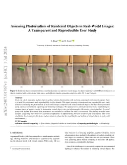 Assessing Photorealism of Rendered Objects in Real-World Images: A
  Transparent and Reproducible User Study