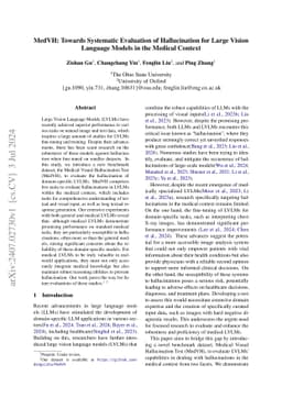MedVH: Towards Systematic Evaluation of Hallucination for Large Vision
  Language Models in the Medical Context