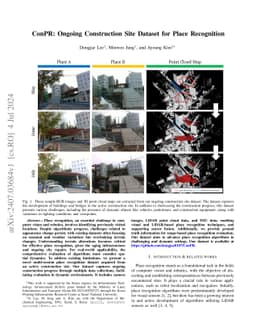 ConPR: Ongoing Construction Site Dataset for Place Recognition