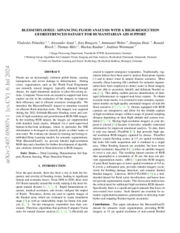 BlessemFlood21: Advancing Flood Analysis with a High-Resolution
  Georeferenced Dataset for Humanitarian Aid Support