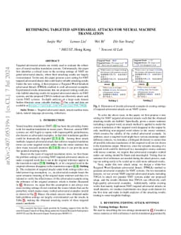Rethinking Targeted Adversarial Attacks For Neural Machine Translation