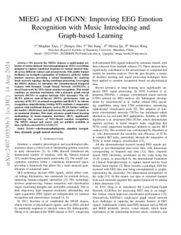 MEEG and AT-DGNN: Improving EEG Emotion Recognition with Music
  Introducing and Graph-based Learning