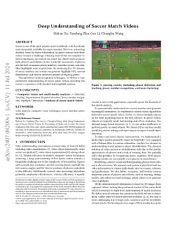 Deep Understanding of Soccer Match Videos