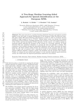 A Two-Stage Machine Learning-Aided Approach for Quench Identification at
  the European XFEL