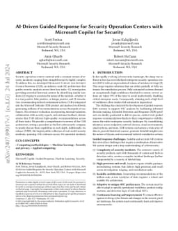 AI-Driven Guided Response for Security Operation Centers with Microsoft
  Copilot for Security