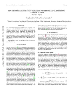 Few-Shot Bioacoustic Event Detection with Frame-Level Embedding Learning
  System