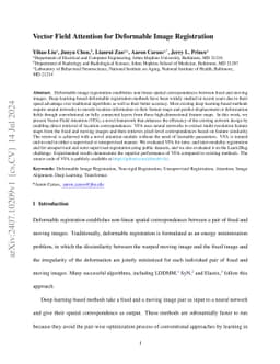 Vector Field Attention for Deformable Image Registration
