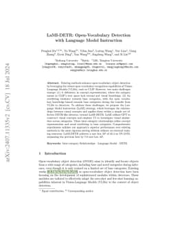 LaMI-DETR: Open-Vocabulary Detection with Language Model Instruction
