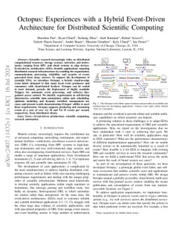 Octopus: Experiences with a Hybrid Event-Driven Architecture for
  Distributed Scientific Computing