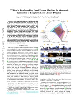 GV-Bench: Benchmarking Local Feature Matching for Geometric Verification
  of Long-term Loop Closure Detection
