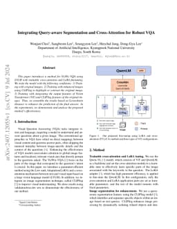 Integrating Query-aware Segmentation and Cross-Attention for Robust VQA