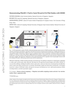 Demonstrating PilotAR: A Tool to Assist Wizard-of-Oz Pilot Studies with
  OHMD