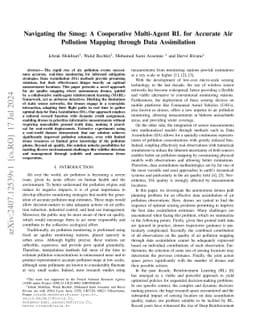 Navigating the Smog: A Cooperative Multi-Agent RL for Accurate Air
  Pollution Mapping through Data Assimilation