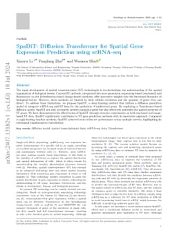 SpaDiT: Diffusion Transformer for Spatial Gene Expression Prediction
  using scRNA-seq