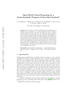 Open-World Visual Reasoning by a Neuro-Symbolic Program of Zero-Shot
  Symbols