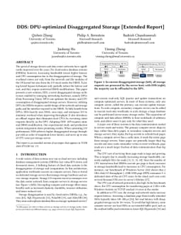 DDS: DPU-optimized Disaggregated Storage [Extended Report]