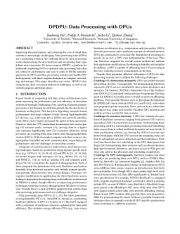 DPDPU: Data Processing with DPUs