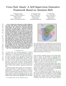 Cross-Task Attack: A Self-Supervision Generative Framework Based on
  Attention Shift