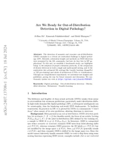 Are We Ready for Out-of-Distribution Detection in Digital Pathology?