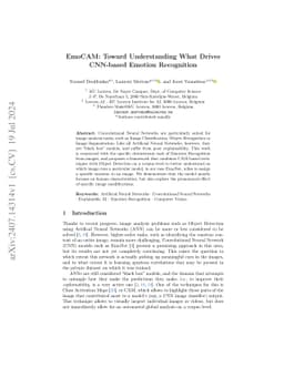 EmoCAM: Toward Understanding What Drives CNN-based Emotion Recognition