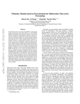 FMamba: Mamba based on Fast-attention for Multivariate Time-series
  Forecasting