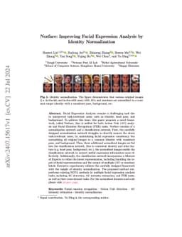 Norface: Improving Facial Expression Analysis by Identity Normalization