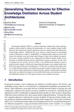 Generalizing Teacher Networks for Effective Knowledge Distillation Across Student Architectures