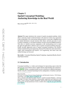 Spatial Conceptual Modeling: Anchoring Knowledge in the Real World