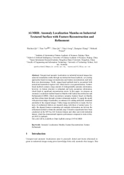 ALMRR: Anomaly Localization Mamba on Industrial Textured Surface with
  Feature Reconstruction and Refinement