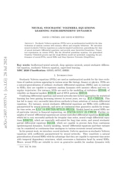 Neural stochastic Volterra equations: learning path-dependent dynamics