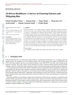 AI-Driven Healthcare: A Review on Ensuring Fairness and Mitigating Bias