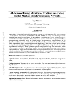AI-Powered Energy Algorithmic Trading: Integrating Hidden Markov Models
  with Neural Networks