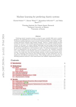 Machine Learning for Predicting Chaotic Systems