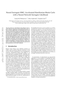 Neural Surrogate HMC: Accelerated Hamiltonian Monte Carlo with a Neural
  Network Surrogate Likelihood