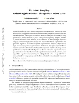 Persistent Sampling: Enhancing the Efficiency of Sequential Monte Carlo