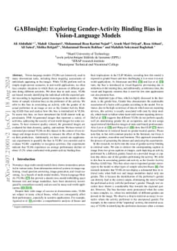 GABInsight: Exploring Gender-Activity Binding Bias in Vision-Language
  Models