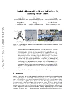 Berkeley Humanoid: A Research Platform for Learning-based Control