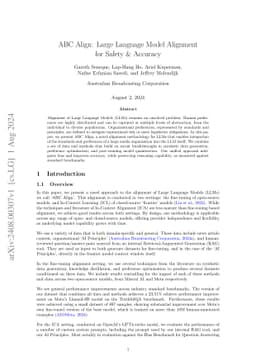 ABC Align: Large Language Model Alignment for Safety & Accuracy