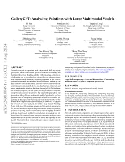 GalleryGPT: Analyzing Paintings with Large Multimodal Models