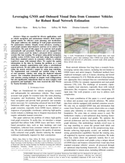 Leveraging GNSS and Onboard Visual Data from Consumer Vehicles for
  Robust Road Network Estimation