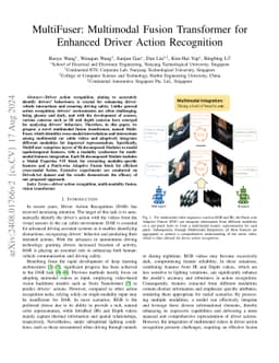 MultiFuser: Multimodal Fusion Transformer for Enhanced Driver Action
  Recognition