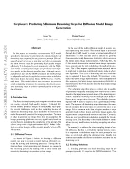Step Saver: Predicting Minimum Denoising Steps for Diffusion Model Image
  Generation