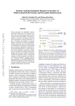 StyEmp: Stylizing Empathetic Response Generation via Multi-Grained
  Prefix Encoder and Personality Reinforcement