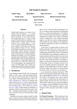 Self-Taught Evaluators