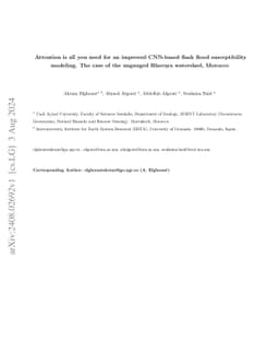 Attention is all you need for an improved CNN-based flash flood
  susceptibility modeling. The case of the ungauged Rheraya watershed, Morocco