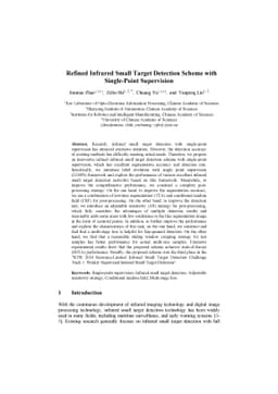 Refined Infrared Small Target Detection Scheme with Single-Point
  Supervision