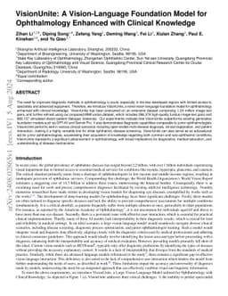 VisionUnite: A Vision-Language Foundation Model for Ophthalmology
  Enhanced with Clinical Knowledge