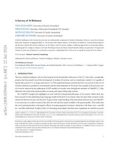 A Survey of AI Reliance