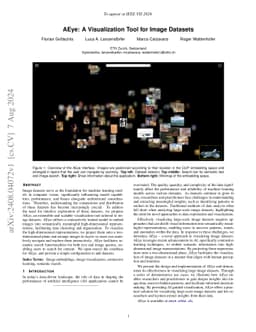 AEye: A Visualization Tool for Image Datasets