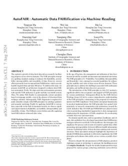 AutoFAIR : Automatic Data FAIRification via Machine Reading